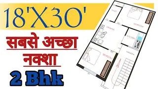 Thumbnail: 18X30 South Face House Plan