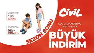 Thumbnail: Sezon Sonu İndiriminde Çocuk Ayakkabı ve Terlik Modelleri | Civil