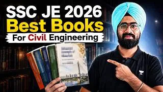 Thumbnail: SSC JE 2026 Civil Engineering Best Books 📚 | Complete Subject-Wise Booklist for Top Score!