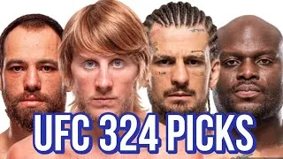 Thumbnail: My Official UFC 324 Picks! / Paddy Starches Gaethje / Vintage Suga Show Performance 