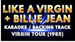 Thumbnail: Madonna - Like A Virgin / Billie Jean (Karaoke Version) | 1985 Virgin Tour Medley