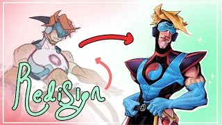 Thumbnail: Redesigning my Superhero Character🌟