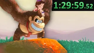 Thumbnail: I tried speedrunning Donkey Kong Bananza