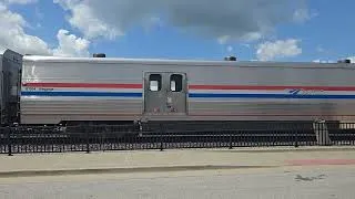 Thumbnail: Amtrak stopping at  carlinville il. #Amtrak #P42 #train #railfan #railfanning 