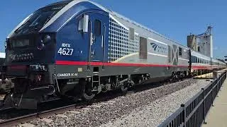 Thumbnail: Fast moving amtrak #train #railfan #railfanning #railroad #amtrak 