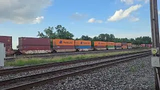 Thumbnail: Huge union pacific intermodal train with 6 locomotives 7/18/26 #union pacific #train 