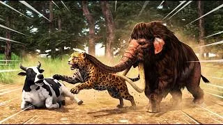 Thumbnail: Mammoth Elephant Saves Cow From Cheetah Attack