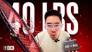 Thumbnail: I Strung A Badminton Racket At 40+lbs (20kg) String Tension - DON'T DO IT 🥶