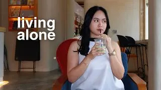 Thumbnail: living alone philippines • aesthetic cafes, cooking, makeup routine