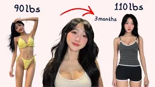 Thumbnail: how I completely transformed my body in 3 months | From "Too Skinny" to Dream Body