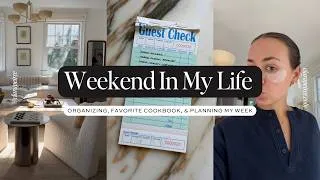 Thumbnail: WEEKEND VLOG: Organizing & Decluttering, Favorite Cookbooks, & Planning My Week