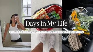 Thumbnail: DAYS IN MY LIFE: Starting The Month Strong, What I'm Reading/Watching, & Brandy Haul