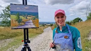 Thumbnail: Landscape Plein Air Oil Painting Demo