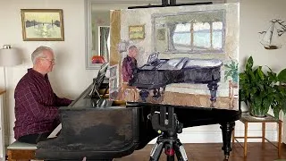 Thumbnail: The Piano & Mr B | Interior oil painting Demo
