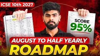 Thumbnail: Half yearly Exam strategy to score 95%🔥 ICSE 10 Complete Subject-wise Plan✅ | ICSE 10th 2027
