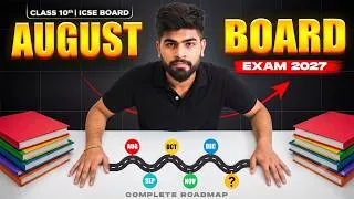 Thumbnail: 🔥 August to ICSE Boards Roadmap to Score 97% | ICSE Class 10th | ICSE 2027