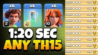 Thumbnail: TH15 Root Rider Valkyrie is INSANE! | Best TH15 Attack Strategy (Clash of Clans)