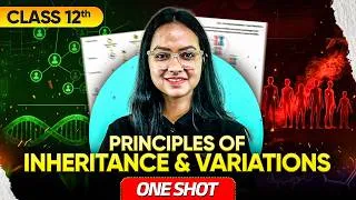 Thumbnail: Principles of Inheritance & Variation One Shot | Class 12 Biology | Board Exam 2027 | Pallavi Ma'am