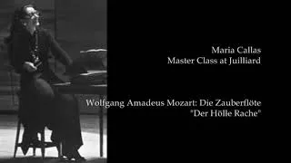Thumbnail: Maria Callas at Juliard (teaching)