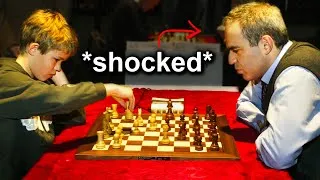 Thumbnail: When 13 Year Old Magnus Carlsen Faced Garry Kasparov