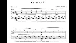 Thumbnail: Cantabile in F major by Melanie Spanswick