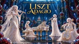 Thumbnail: Liszt-Inspired Dark Romantic Music 🌙 Felt Piano, Violin, Flute & Cello | Relaxing Adagios
