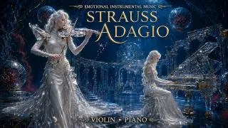 Thumbnail: The Most Beautiful Strauss-Inspired Adagios 🎻 Emotional Violin & Piano for Sleep & Relaxation