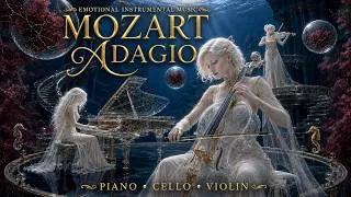Thumbnail: The Most Beautiful Mozart-Inspired Adagios 🎻 Relaxing Classical Music | Piano, Violin & Cello