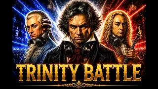 Thumbnail: MOZART vs BEETHOVEN vs VIVALDI | Ultimate Trinity Battle | Epic Focus | Dark Melodic Techno