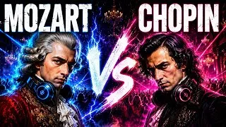 Thumbnail: MOZART vs CHOPIN ⚡ Dark Piano Techno Battle | Emotional Melodic Techno
