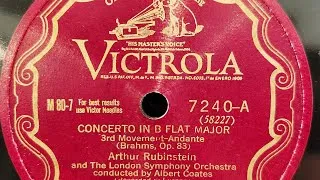 Thumbnail: Part 5 ~ Arthur Rubinstein & The London Symphony Orchestra ~ 1930