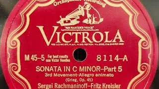 Thumbnail: Pt. 5 ~ Sergei Rachmaninoff & Fritz Kreisler ~ 1928