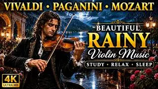 Thumbnail: 🎻 Vivaldi, Paganini & Mozart Inspired | Beautiful Rainy Violin Music 🌧️ Study Relaxation & Peaceful