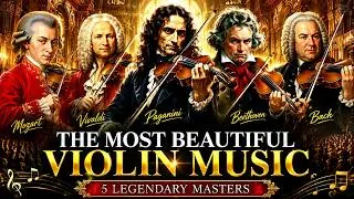 Thumbnail: 🎻Most Beautiful Romantic Violin | Mozart Vivaldi Beethoven Bach & Paganini Inspired | Relax & Focus