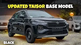 Thumbnail: New Updated Taisor Base Model 😍| Toyota Taisor E Black 1.2L🔥 |