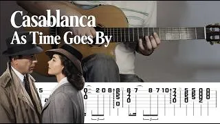 Thumbnail: As Time Goes By - Casablanca Theme  (On-Screen TAB)