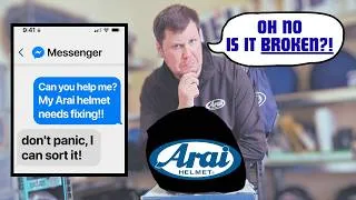Thumbnail: This Arai Helmet NEEDS REPAIRING - Can I FIX IT?