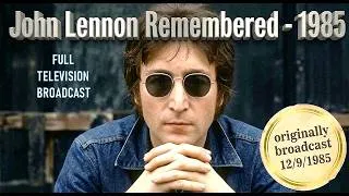 Thumbnail: John Lennon: Remembered -1985 #thebeatles #johnlennon #classicrock #paulmccartney #georgeharrison