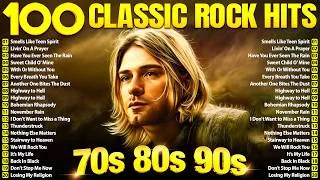 Thumbnail: Classic Rock Songs 70s 80s 90s Full Album 🎶 Nirvana, Guns N' Roses, AC/DC, Bon Jovi, Metallica, U2
