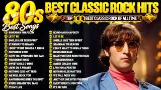 Thumbnail: The Beatles, U2, ACDC, Queen, Bon Jovi, Scorpions, Nirvana⚡Best Classic Rock Songs 70s 80s 90s