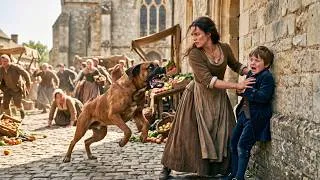 Thumbnail: A MAD DOG TORE THROUGH THE VILLAGE SQUARE—SHE STOOD BETWEEN IT AND THE DUKE'S SON