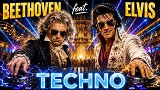 Thumbnail: Beethoven feat Elvis × Rock Techno ⚡ Deep Work