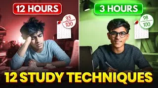 Thumbnail: How to Study SMART?🤯 12 Scientific Study Techniques