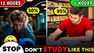 Thumbnail: How to STUDY MORE in LESS TIME?🔥 3 Steps to Study Effectively.