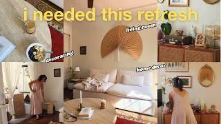 Thumbnail: A Realistic Living Room Refresh | Decorate with me, mini makeover, living alone era