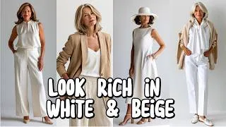 Thumbnail: 7 Elegant Summer Outfits That Look Expensive for Women over 50 | Chic White & Beige Style