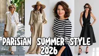 Thumbnail: How to Dress Like French Women Over 60 | Parisian Summer Style 2026