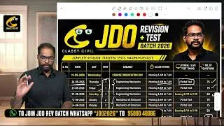 Thumbnail: Copy of TNPSC JDO Revision + Test Batch | 50 Days TNPSC AE Civil Engineering Challenge