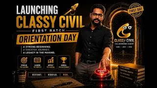Thumbnail: The Mission is ON | Classy Civil Academy | 2026