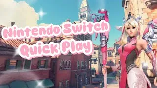 Thumbnail: Overwatch Nintendo Switch 🩷 Mercy Gameplay 🎀 Quick Play